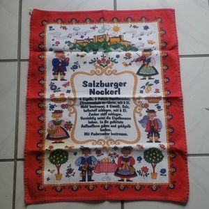 Vintage Austrian "Salzburger Nockerl" towel